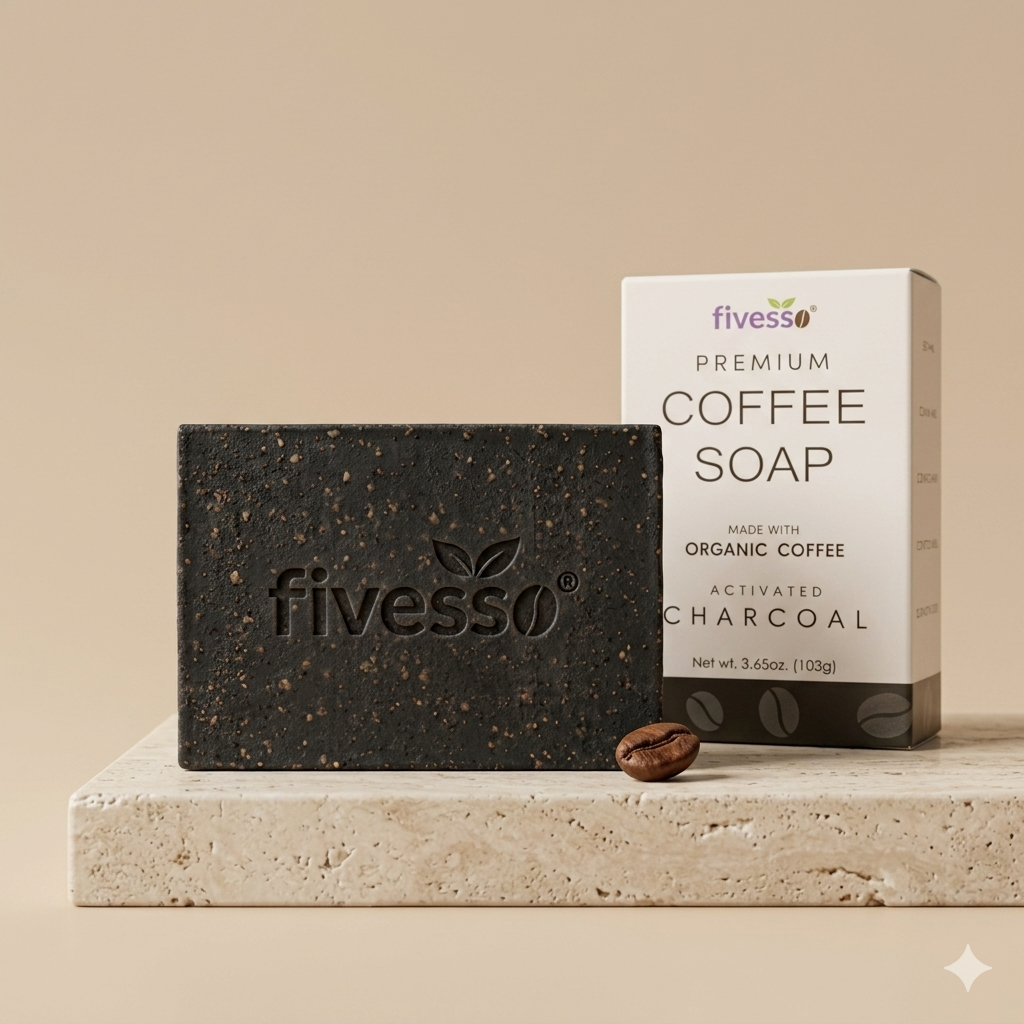 Activated Charcoal - Premium Coffee Soap Bar