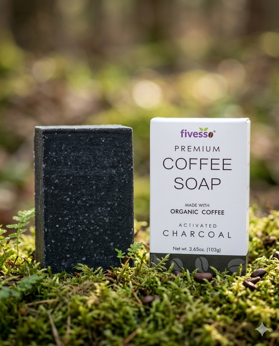 Activated Charcoal - Premium Coffee Soap Bar